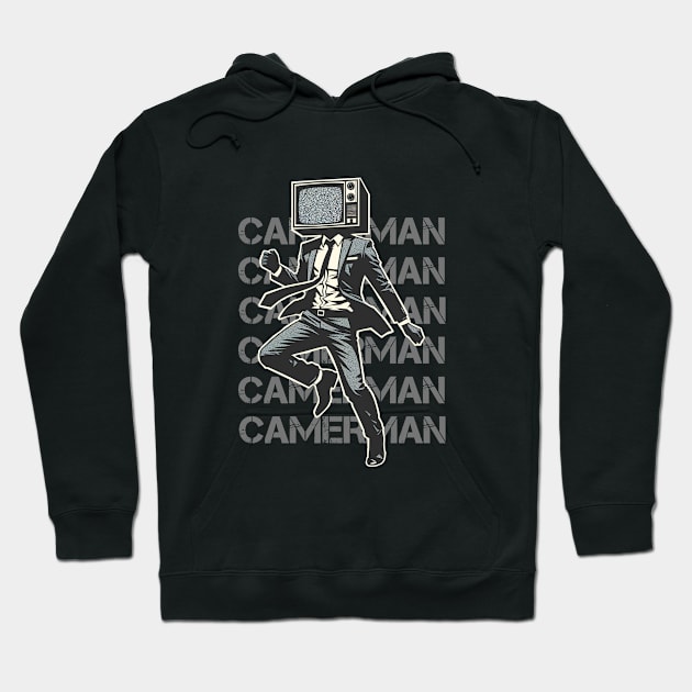 Skibidi Cameraman Hoodie by poppoplover